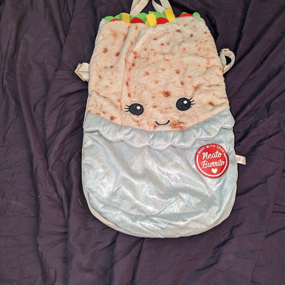 Cute Burrito Blanket with Face